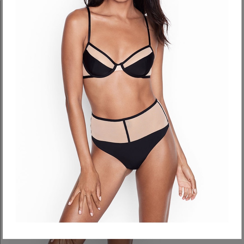 Victoria Secret unlined mesh Demi bra NWT - Picture 6 of 8